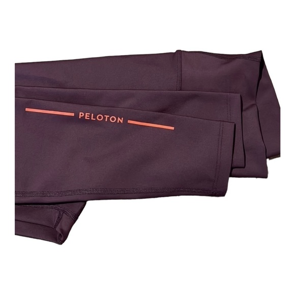 Peloton Burgundy High Waist Full Length Show Up Leggings Activewear Size S - Picture 8 of 10